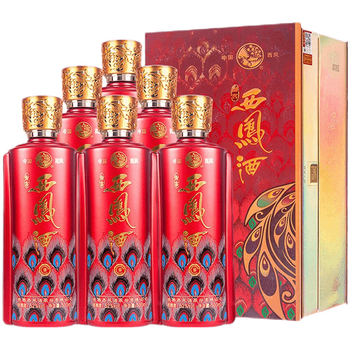 西凤酒 御窖秦 凤香型白酒 52度 【年货送礼】 500ml*6瓶 整箱装