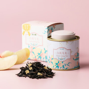 苏小糖罐装玫瑰红茶 下午茶散装茶叶泡茶蜂蜜花茶结婚伴手礼 白桃乌龙