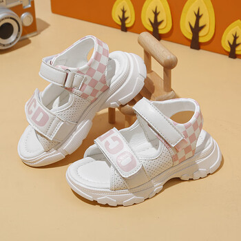 永高人女童凉鞋儿童2024新款夏季女孩沙滩鞋时尚软底防滑运动凉拖学生