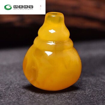 嫚纤蜜蜡三通一体佛头原矿鸡油黄老蜡琥珀配珠文玩配饰配珠 12mm三通