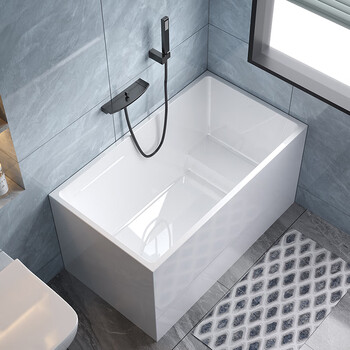 深泡浴缸 迷你浴缸 小浴缸坐式浴缸 老人浴缸亚克力独立式小户型浴缸