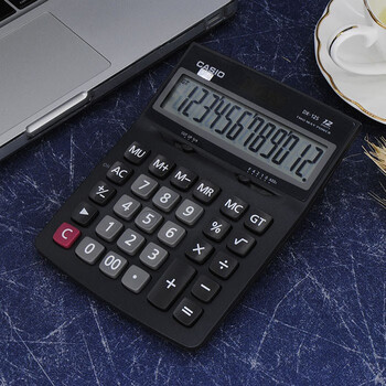 casio卡西欧计算器大型显示屏太阳能gxmxdx120s计算机12v12sdx12s中黑