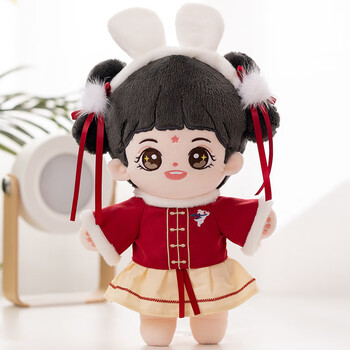 乐扣家居中国古风玩偶棉花娃娃国潮古风可爱仙女玩偶古风布娃娃女孩