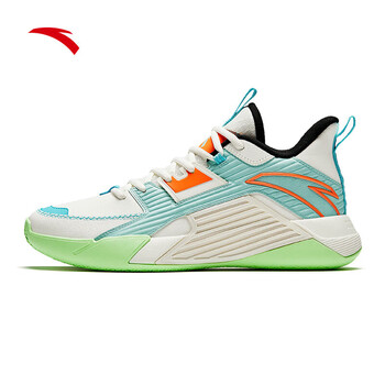 安踏速逸3代篮球鞋男革面拼接a-flashedge舒弹科技篮球鞋112341604