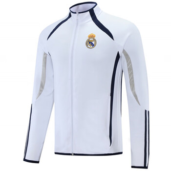 皇马保暖夹克球衣训练服贝克汉姆 白色外套 s