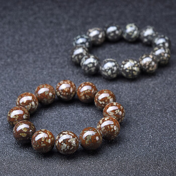 珊诗丽(sexemara)新疆陨石手串 宇宙能量镍铁手链男罗布泊甘沟月球