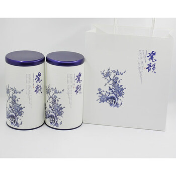 装空盒茶具盒子茶叶包装盒空礼盒定制纸袋纸罐茶盒 瓷韵99#手提袋一个