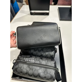 蔻驰(coach)香港直邮上新 coach/蔻驰男包23款axel圆筒小斜挎包时尚