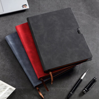 诚隆CL-7525 笔记本 黑色 A5办公笔记本 商务笔记本 学生笔记本（ 可定制  五十本起订) 黑色 三本装