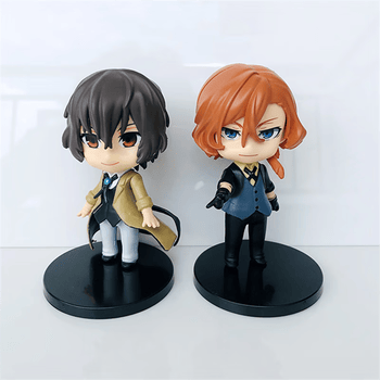 sokguin文豪野犬手办公仔玩偶模型摆件周边粘土人太宰治中原中也黑之