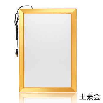 杉洋led超薄灯箱挂墙式室内铝合金框单面四边开启式奶茶店广告牌定做