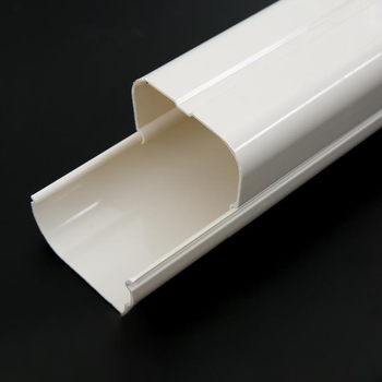 7565挂机pvc白色空调保护套管空调装饰管管槽遮挡空调套加厚型含螺丝