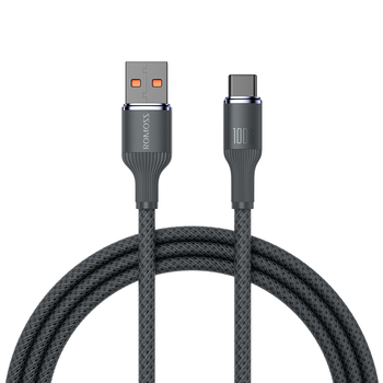 罗马仕Type-C数据线6A超级快充100W/66W充电线适用华为Mate60Pro/50小米荣耀平板安卓手机车载5A线1.2米