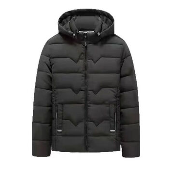 蒙口动感男冬季新款羽绒服男士加厚短款大码中青年休闲外套 军绿色 xl