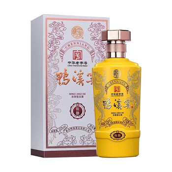 鸭溪窖陈酿贵州老八大名酒中华老字号52度浓香龙头酱尾豪华500ml52vol