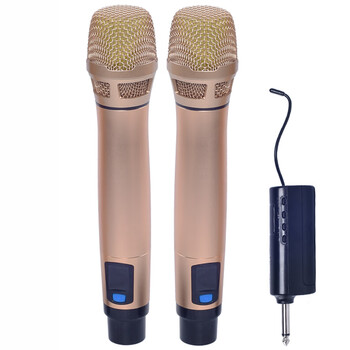 奇声(qisheng)399无线话筒麦克风 一拖二专业u段家庭ktv 工程会议主持