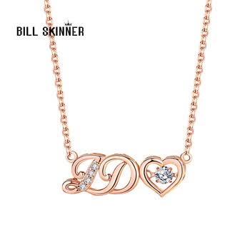 billskinner品牌520皓石项链女轻奢珠宝时尚首饰七夕情人节生日礼物送