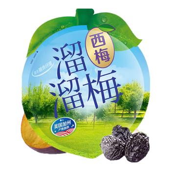 溜溜梅溜溜梅西梅60g/袋 西梅干果干解馋休闲即食小包装零食 60g1袋西梅「尝鲜装」