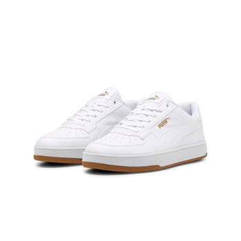 彪马新款男女同款情侣复古休闲板鞋caven20392290白金色树胶色09355