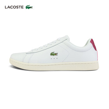lacoste法国鳄鱼女鞋休闲百搭通勤平底小白鞋休闲板鞋43sfa00152g1