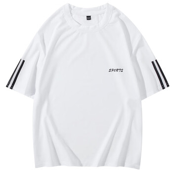 特步百搭品牌中大男童短袖t恤夏季儿童冰丝速干衣男孩