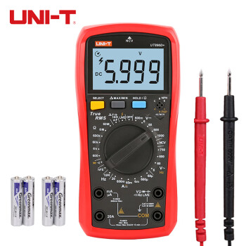 优利德（UNI-T）UT890D+ 万用表数字电工高精度智能防烧数显万能表电压表火线测试