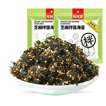 比比赞（BIBIZAN）拌饭海苔250g/袋 海苔碎紫菜休闲零食儿童拌饭营养下饭料送礼 【营养0添加】拌饭海苔250g