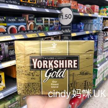 i英国原装yorkshretea泰勒约克夏金装红茶160独立包约克金装红茶80250