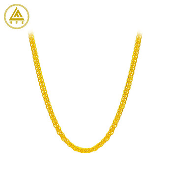 领丰金(ling feng gold)领丰金 黄金9999足金肖邦链项链素链 女款百搭