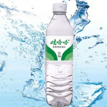 娃哈哈饮用天然纯净水水596ml瓶装办公家庭会议旅行用水绿瓶矿泉水596