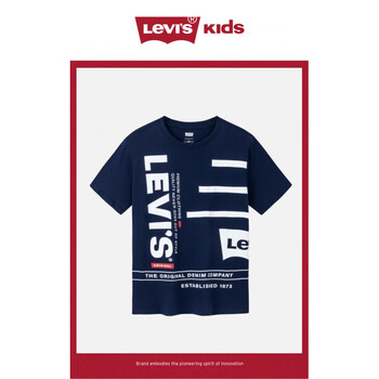 levis李维斯童装男童短袖t恤夏季新款儿童舒适纯棉潮流短t上衣110524