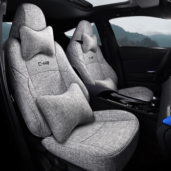 牛康2023款丰田奕泽chr汽车座套四季通用全包女亚麻皮专用坐垫座椅套