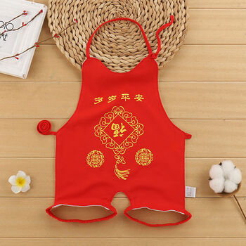 婴儿连脚肚兜新生儿童春秋夏薄款兜兜男女宝宝护肚围连腿肚兜 连脚岁