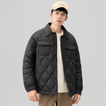 波司登联盟剪标潮牌衬衫羽绒服男冬季2023新款保暖薄款男女同款新国标