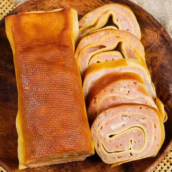 京材东北五香干豆腐卷哈尔滨特产熟食小吃夹心千张豆腐皮熏卤豆皮肉卷