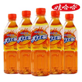 娃哈哈冰红茶饮料整箱500ml瓶哇哈哈绿茶清凉饮料品夏季冰红茶500ml12