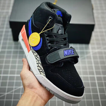 自菅aj312男鞋女鞋高帮篮球鞋气垫运动鞋学生四季休闲鞋33尼克斯36