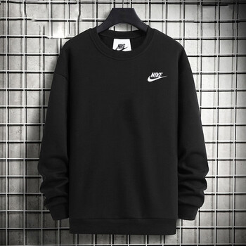 耐克（NIKE） 卫衣男2024冬季新款透气保暖圆领针织套头衫运动休闲上衣BV2667 BV2667-010 /毛圈/黑色 L 175/92A