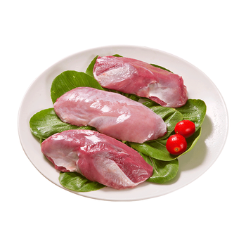 华英（HUAYING） 精切去皮鸭胸肉2斤冷冻鸭脯肉烧烤健身食材