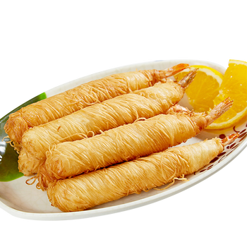 【每满62减12】全国千丝万缕虾金丝万缕虾黄金面线虾油炸食品 8包装