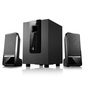 飞利浦philips台式电脑音响同款家用桌面式音箱m100u多媒体21低音炮