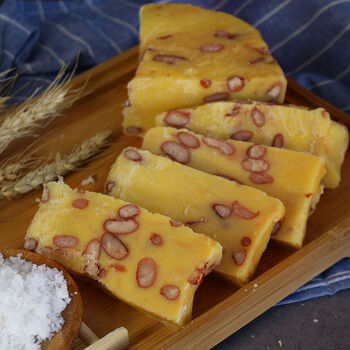 东北年糕 大黄米切糕纯手工制作 软糯年糕芸豆馅1500克 黄年糕5斤