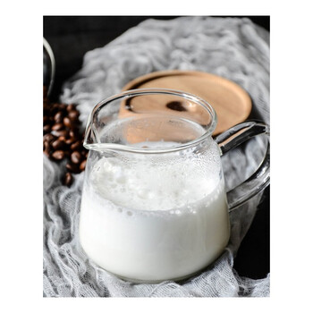 豆浆杯玻璃 耐热玻璃牛奶杯带嘴浇汁器温奶玻璃杯花茶杯豆浆杯早餐