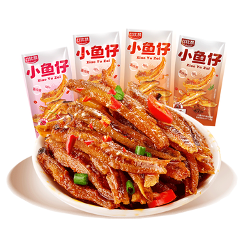 比比赞（BIBIZAN）小鱼仔混合味70g休闲零食品小鱼干即食海味下酒独立包装宿舍追剧 【鲜香入味】小鱼仔混合味70g