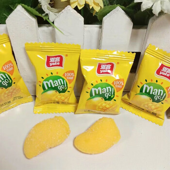 雅客芒果软糖结婚婚礼婚庆喜糖果散称批发办公司招待玉米芒果糖散称