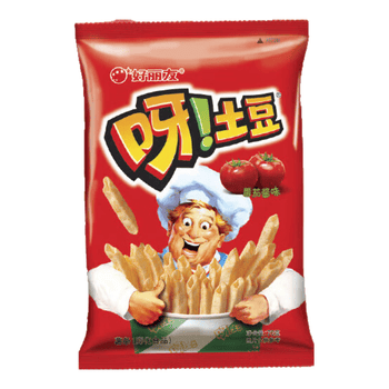 好丽友（orion）呀土豆番茄酱味70g/袋 休闲零食薯条膨化食品小吃 番茄酱味70g 1袋