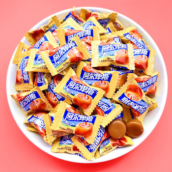 阿尔卑斯alpenliebe牛奶硬糖散装焦香原味硬质糖果结婚专用喜糖上海