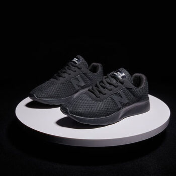 574跑步鞋网面透气情侣n字休闲鞋黑色收藏优先发货码36码>新百伦领跑