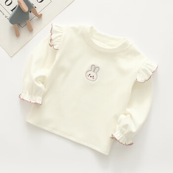 母婴>童装>儿童t恤>君瑞思>君瑞思女宝宝长袖t恤春秋外穿婴儿上衣纯棉