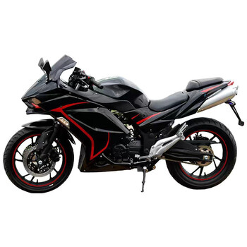 儿童摩托车 汽油机车全新国四电喷h2小忍者机车400排量双缸水冷电喷